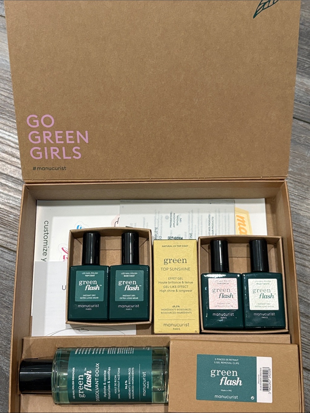 Manicurist GREEN FLASH™ LED GEL Discovery Kit - Open Box